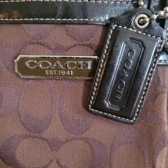 Coach Brown Signature Tote Bag - Picture 10 of 10